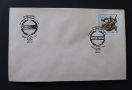 Macao Macau Cachet Commémoratif 1973 Elos Clube Event Postmark - Lettres & Documents