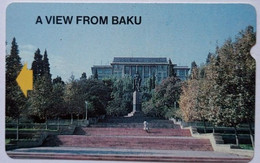Azerbaijan Aztelekom 300 Unit " A View From Baku  1 " - Aserbaidschan
