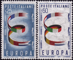 Italie - Europa CEPT 1957 - Yvert Nr. 744/745 - Michel Nr. 992/993 ** - 1957