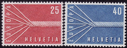 Suisse - Europa CEPT 1957 - Yvert Nr. 595/596 - Michel Nr. 646/647  ** - 1957