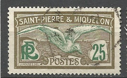 ST PIERRE ET MIQUELON N° 110 Tres Bon Centrage OBL - Used Stamps