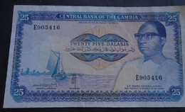 GAMBIA , P 11c , 25 Dalasis , ND 1990, EF/AU - Gambia