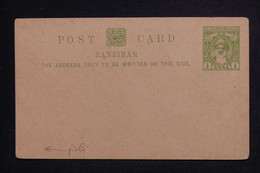 ZANZIBAR - Entier Postal Non Circulé - L 126057 - Zanzibar (...-1963)