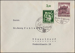 762 Tag Der Briefmarke Postillion Auf FDC Mit ESSt DÜSSELDORF 12.1.1941 - Sin Clasificación