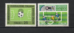ITALIE  N° 1137 + 1138   NEUFS SANS CHARNIERE COTE  1.50€    FOOTBALL  VOIR DESCRIPTION - 1971-80:  Nuovi