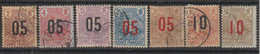 Guinée 1912 Série Surchargée 55-62 Sauf 58, 7 Val Oblit Used - Usados