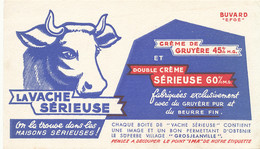 BU 2554 /   BUVARD - LA VACHE SERIEUSE   (18,00 Cm X 10,50 Cm) - Dairy