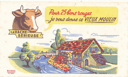 BU 2555 /   BUVARD - LA VACHE SERIEUSE  VIEUX MOULIN  (18,00 Cm X 10,50 Cm) - Dairy