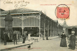 Châlons Sur Marne * 1906 * Le Marché Couvert * Halle Market * Pissotières Kiosque - Châlons-sur-Marne