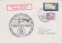 DDR 1982 Abreise Der DDR-Antarktis Expedition & Inter. Polarjahr Cover Ca Potsdam 4-10-1982 (DD194) - International Polar Year