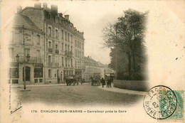 Châlons Sur Marne * 1903 * Carrefour Près La Gare * Pharmacie De La Gare - Châlons-sur-Marne