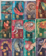 HONGRIE  FAMOUS ZODIACAL SET  1995 - Sternzeichen