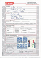 Fiscal Use / Indleveringsattest / Handover Certificate - 24 October 2002 Nordsjællands Postcenter - Covers & Documents