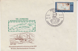 DDR 1982 100 Jahrestag Internationales Polarjahr Ca Erfurt  01-09-1982 (DD202) - Año Polar Internacional