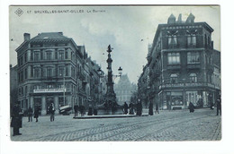 67  SBP     BRUXELLES-SAINT-GILLES   La Barrière 1909 (zegel Verwijderd) - St-Gilles - St-Gillis