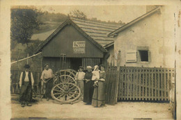 Bona * RARE Carte Photo * L. SOURD Charron * Métier Bois Charronnage * Village - Other & Unclassified