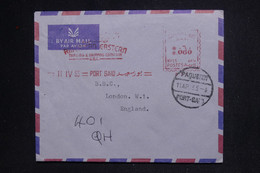EGYPTE - Oblitération Paquebot Port Said Sur Enveloppe En 1963 Pour Le Royaume Uni, Affranchissement Mécanique- L 126069 - Cartas