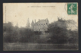 CPA   Vienne  86  :  Gensay  Château De La Beaumiere - Gencay