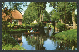 Jachthavenbedrijf " Beulakerwiede "  Giethoorn  -  Used  27-5-1960  - Scans For Condition (Originalscan !!) - Giethoorn