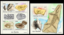 Delcampe - Niger  2022 Fossils. (201) OFFICIAL ISSUE - Fossiles