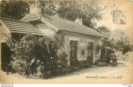 (D) 02 BRUMETZ. La Gare Ligne De Chateau Thierry à Mareuil Sur Ourcq - Otros Municipios