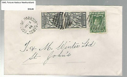 36122 ) Canada Newfoundland Cover Postal History - 1908-1947