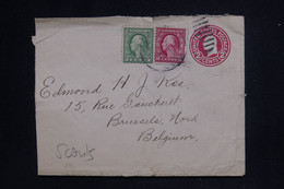 ETATS UNIS - Entier Postal + Compléments Pour La Belgique - L 126100 - 1901-20