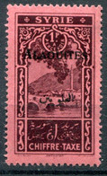 Alaouites           Taxe  7a **     Surcharge Noire - Unused Stamps