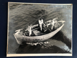 Le Guilvinec * Belle Grande Photo De Photographe De Qualité ! * Anotée " La Barque " N°5 * 1939 * Pêche Bateau Pêcheurs - Guilvinec