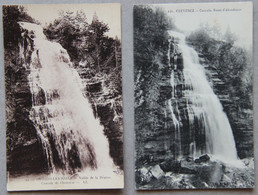 Chevenoz (Haute-Savoie), Vallée De La Drance (Dranse), Cascade, Lot De 2 CPA - Chevenoz