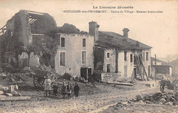 54-SAN59604-BOUXIÈRES-SOUS-FROIDMONT.Centre Du Village.Maisons Bombardées - Andere Gemeenten