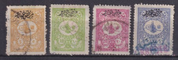 TURQUIE - 1901 - SERIE (INCOMPLETE) JOURNAUX YVERT N°17/20 OBLITERES - COTE = 25 EUR - Used Stamps