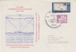 DDR 1982 50 Jahre II Internationales Polarjahr Ca Erfurt  17-01-2003 (DD203) - Internationale Pooljaar