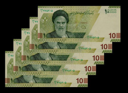 Delcampe - Iran 2021 100000 UNC Riyals PW163/a (x5 Pcs) - Iran