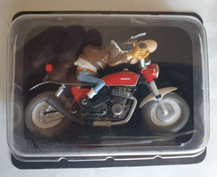 FIGURINE JOE BAR TEAM EDOUARD BRACAME HONDA CB-750 VENTS-D'OUEST BAR-2 FIGURINE Résine En Blister (2) - Andere & Zonder Classificatie