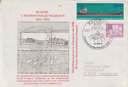DDR 1982 50 Jahre II Internationales Polarjahr Ca Erfurt  17-01-2003 (DD209) - Año Polar Internacional