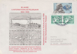 DDR 1982 50 Jahre II Internationales Polarjahr Ca Erfurt  17-01-2003 (DD210) - Anno Polare Internazionale