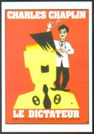 Carte Postale : Le Dictateur (Charles Chaplin - Cinéma Affiche Film) Illustration : Léo Kouper - Kouper