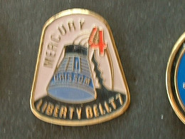 Pin's MISSION MERCURY 4 - LIBERTY BELT 7 - Espace