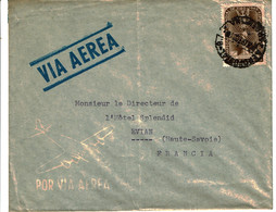 1950 - Lettre D'Argentine Pour Evian (France) - Championnat Mondial De Tir - Poste Aérienne N° 33 - Aéreo