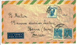 1941 - Lettre Du Brésil Pour La France - Tp N° 386 + 393 - Brieven En Documenten