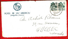 1945 - Lettre Du Mexique Pour Le Canada - 2 Tp N° 556  (seulement Devant D'enveloppe) - Mexico