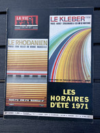 Vie Du Rail 1971 1292 CLECY TEE PARSIFAL LYONNAIS CAPITOLE FLECHE D'OR CAHORS CROUY SUR OURCQ METZ - Treni