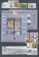 Saint Pierre Et Miquelon - SPM - Année 1999 - Y&T N° 686/705** + PA 79** - Unused Stamps