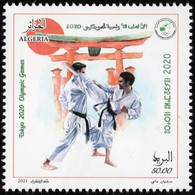 ALGERIA 2021 - 1 V - MNH - Karate - Olympic Games Tokyo JO Olympics Olympische Spiele Jeux Olympiques Japan - Non Classés