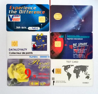 6 Pcs  Different   Phonecard - Collections