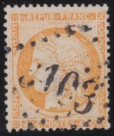 France   .   Y&T    .    38    .     O    .      Oblitéré   .    /    .   Cancelled - 1870 Beleg Van Parijs