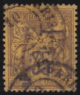 France   .   Y&T    .    93  (2 Scans)     .     O    .      Oblitéré   .    /    .   Cancelled - 1876-1898 Sage (Type II)