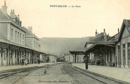 Pontarlier * La Gare * Ligne Chemin De Fer Du Doubs - Pontarlier