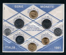 ITALIA  MINISERIE 1981 - Sets Sin Usar &  Sets De Prueba